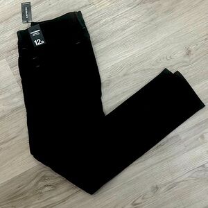 Express size 12 regular extreme stretch low rise skinny jeans in black